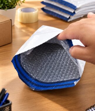 Envelope de Segurança Coex Branco com Bolha – 13 × 25 cm – 100 unidades