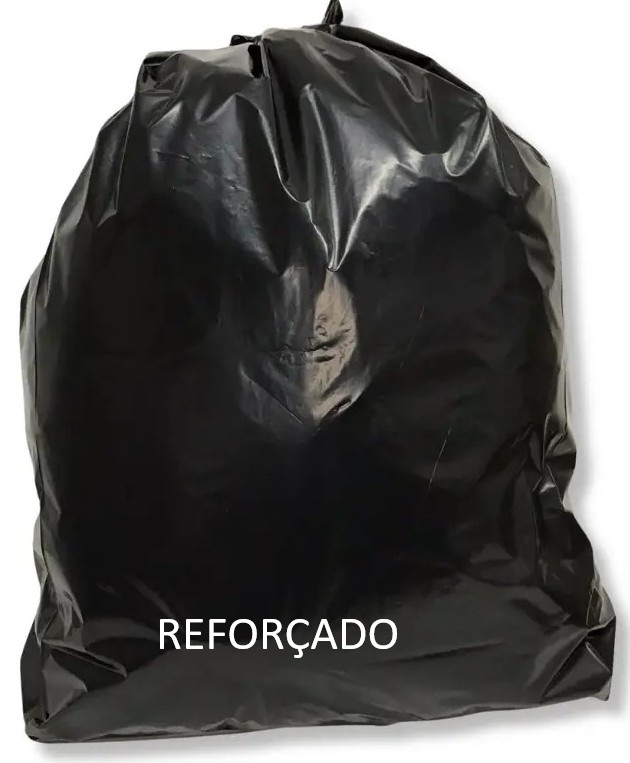 Saco de lixo Preto Reforçado - 20 Litros - Pacote 5,0 kg